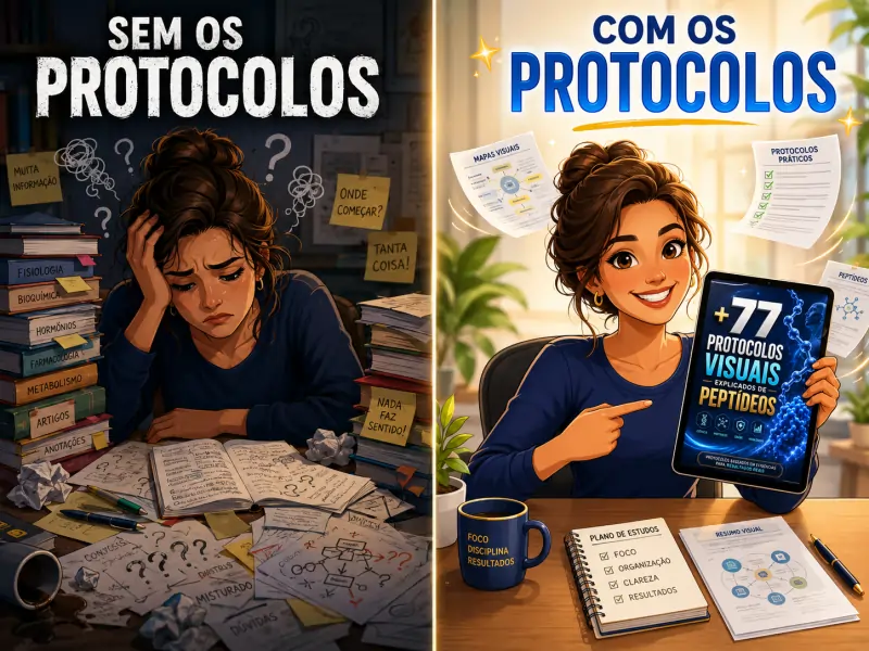 Comparação da rotina sem e com os protocolos